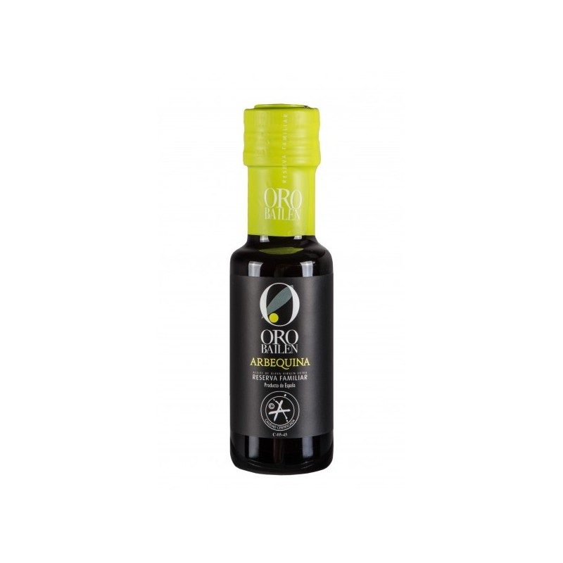 Oro Bailen Arbequina 特级初榨橄榄油在微型瓶